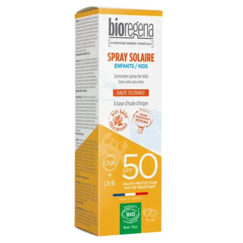 SPRAY SOLAIRE SPF50 Kids 90ml – bioregena - Image 1