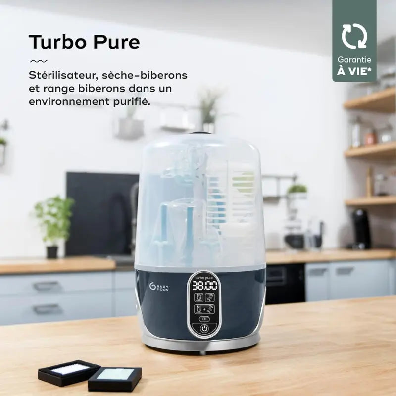 Stérilisateur et sèche-biberon Turbo Pure - Babymoov - Image 3
