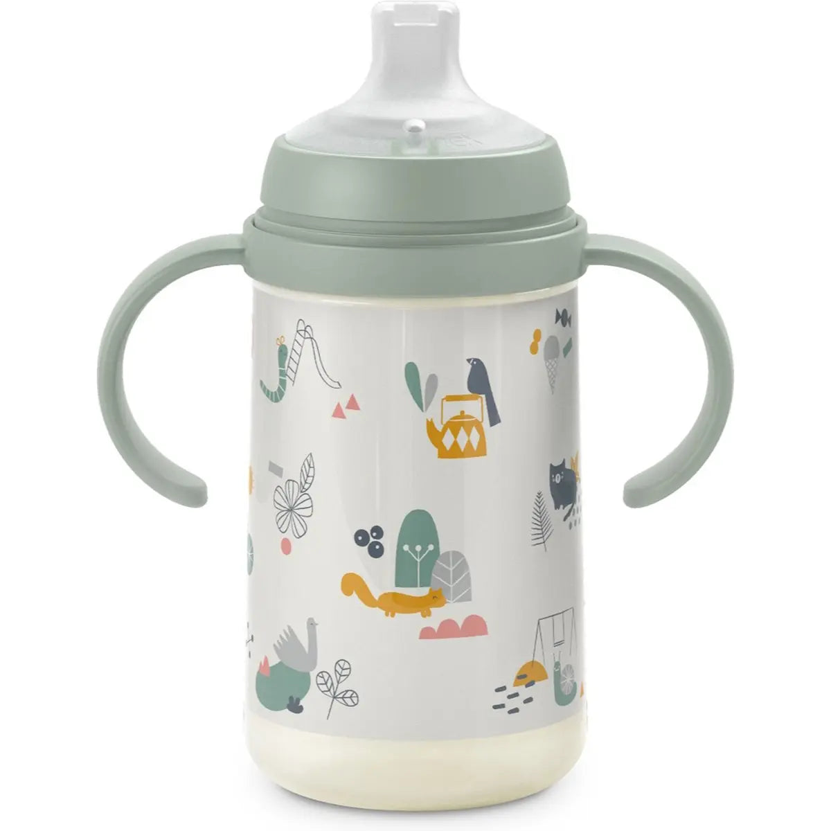 Suavinex A Walk In The Park Vert Gourde 270 ml avec Poignées - Image 2