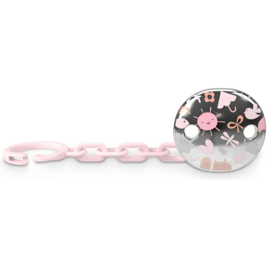 Suavinex Attache Sucette Ronde - Rose - Image 1
