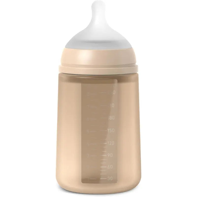 Suavinex Biberon silicone Colour Essence Beige Débit moyen/240 ml - Image 2