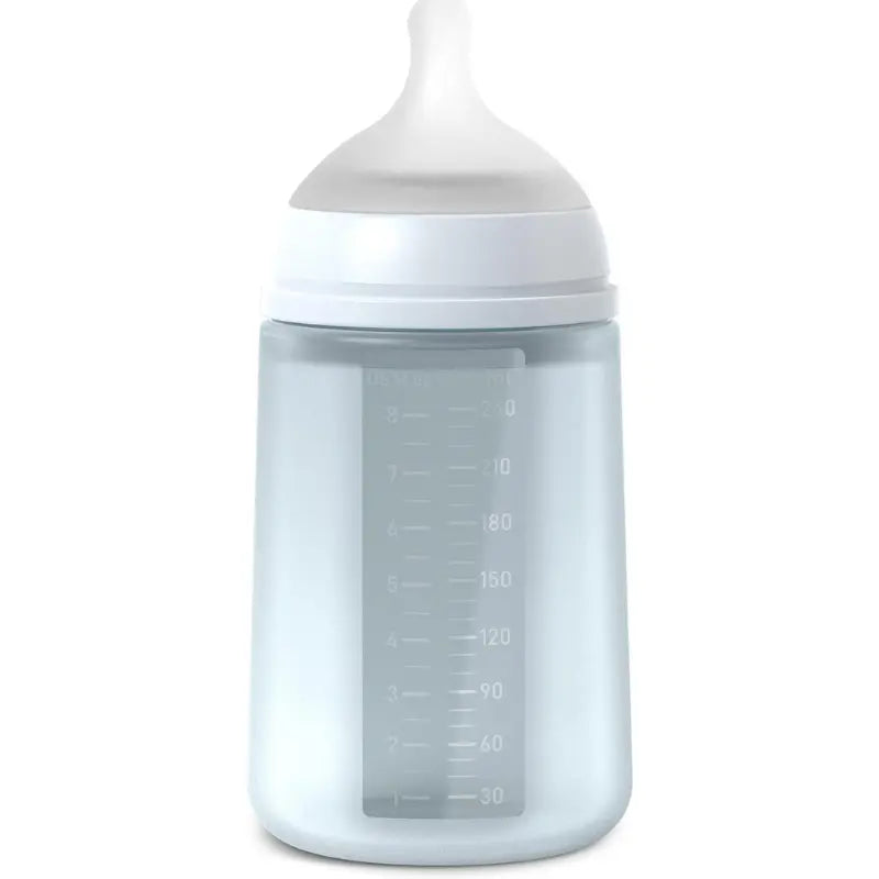 Suavinex Biberon Silicone Colour Essence Bleu Débit moyen 240 ml - Image 2