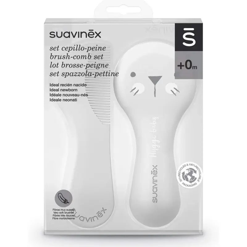 Suavinex Brosse et Peigne - Gris - Image 4