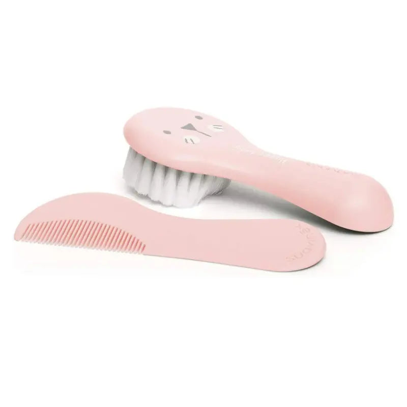 Suavinex Brosse et Peigne - Rose - Image 1