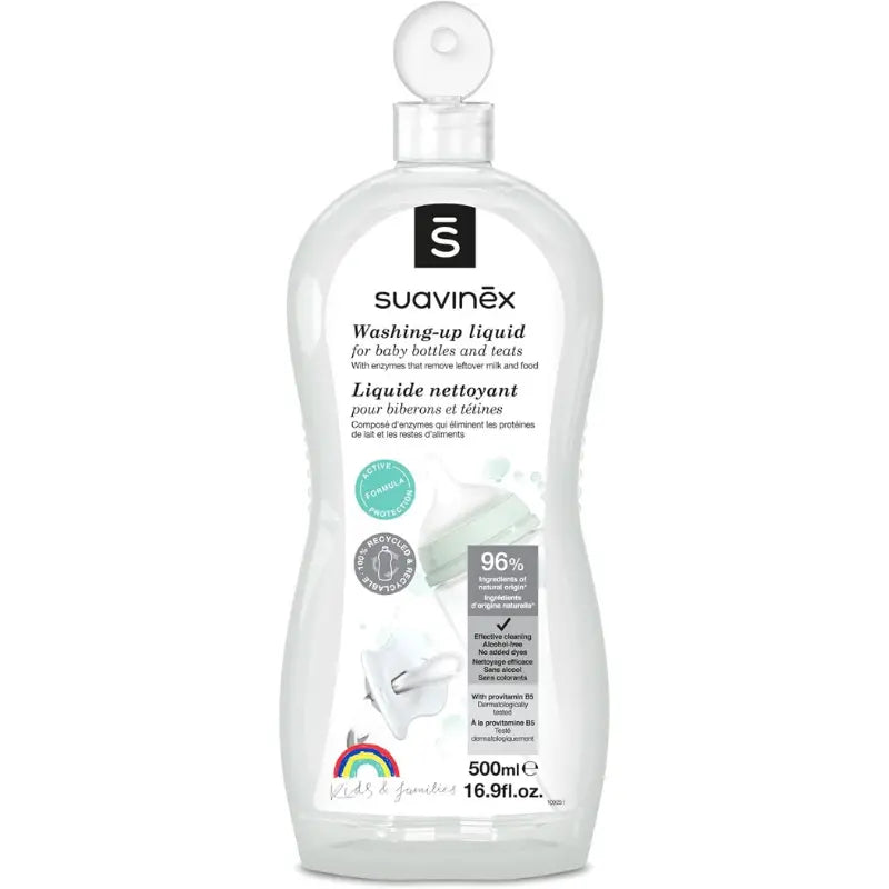 Suavinex, Liquide Vaisselle pour Biberons, Tétines et Accessoires 500ml - Image 2
