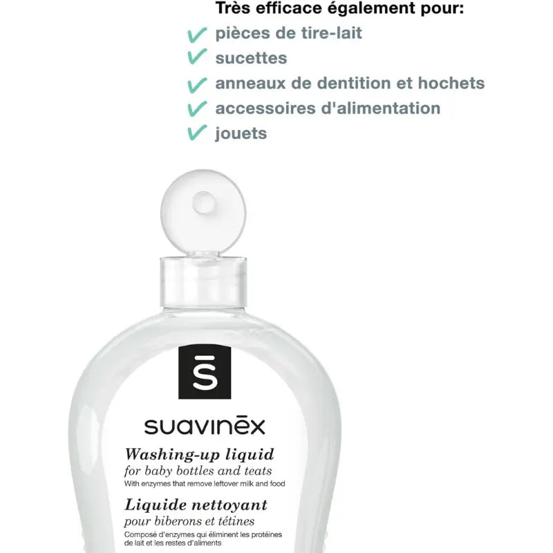 Suavinex, Liquide Vaisselle pour Biberons, Tétines et Accessoires 500ml - Image 3