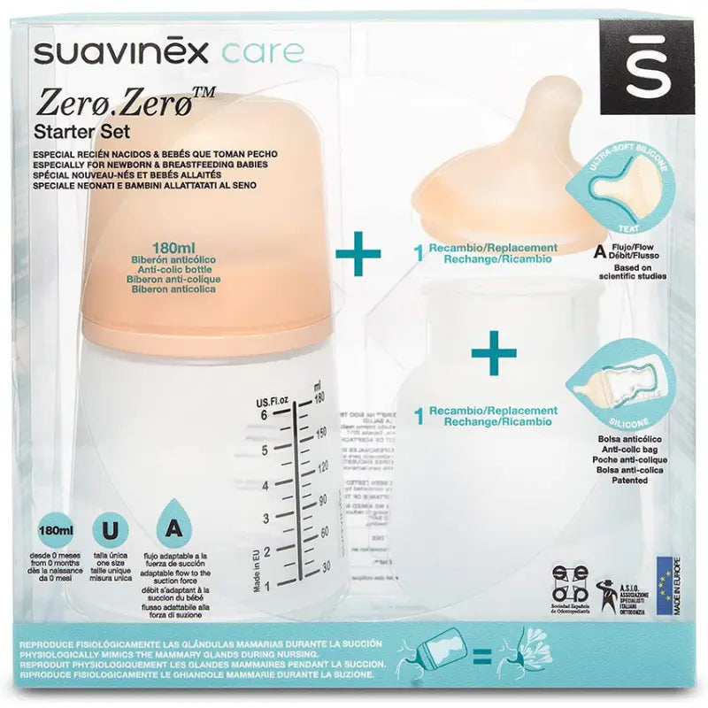 Suavinex Pack biberon Zero Zero - 180 ml - Image 4