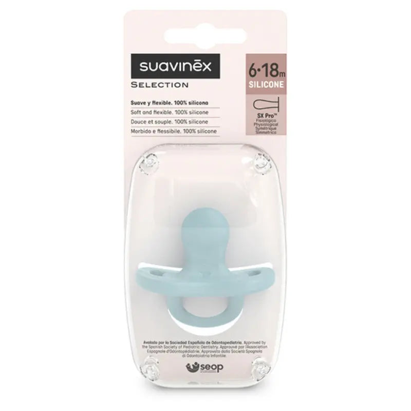 Suavinex Sucette anatomique réversible SXPRO Bleu - Image 1