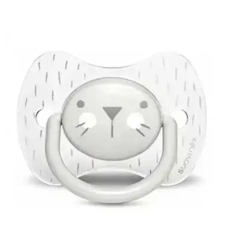 Suavinex Sucette Premium avec Tétine Symétrique en Silicone - 6-18M