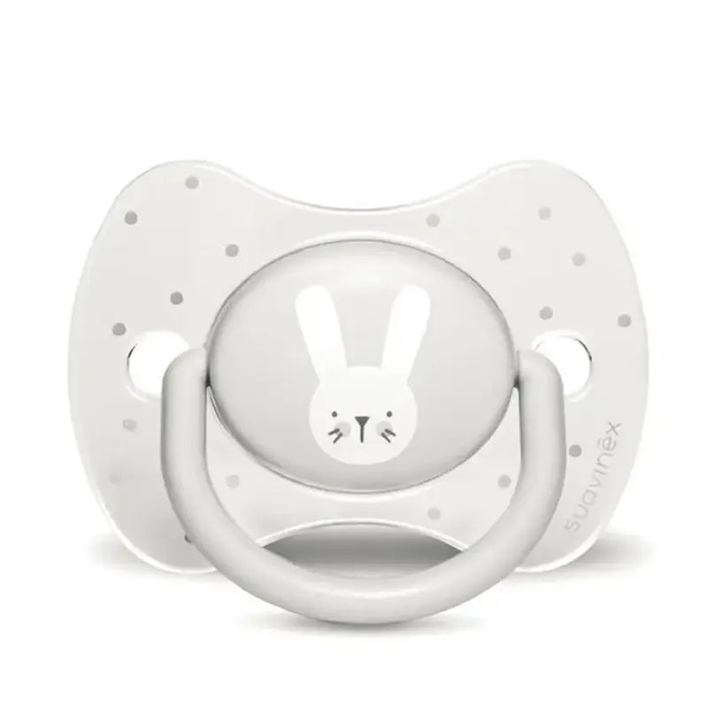 Suavinex sucette réversible lapin gris 0-6m - Image 1