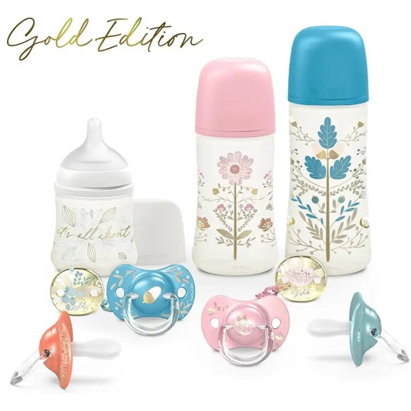 Suavinex Sucettes Gold Edition pour enfants +18 mois Rose - Fleur - Image 2