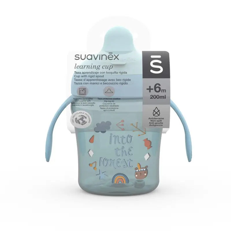 Suavinex Tasse à bec Into the forest Bleu +6m 200ml - Image 2