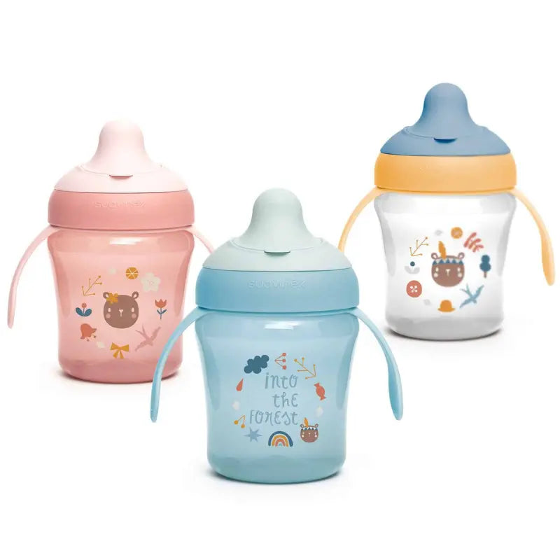 Suavinex Tasse à bec Into the forest Bleu +6m 200ml - Image 3