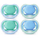 Sucette Philips Avent Ultra Air, 6-18 mois, bleu-vert - Image 2