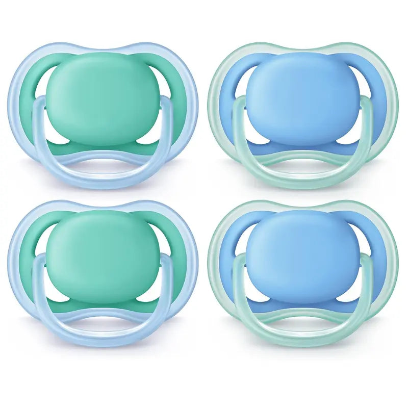 Sucette Philips Avent Ultra Air, 6-18 mois, bleu-vert - Image 2