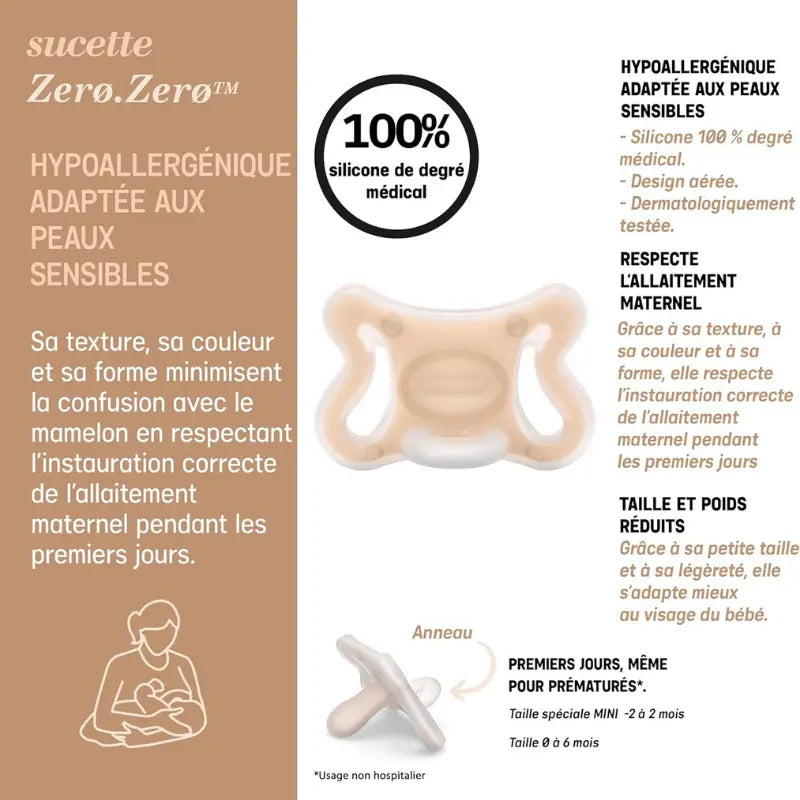 Sucette symétrique SX PRO Zero.Zero Shades -2-2m SUAVINEX Medium - Image 3