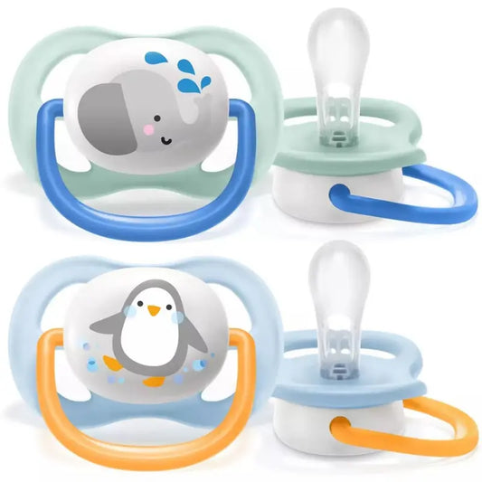 Sucette Ultra Air AVENT Animals 0-6 Mois – Confort et Respiration Naturelle - Image 1