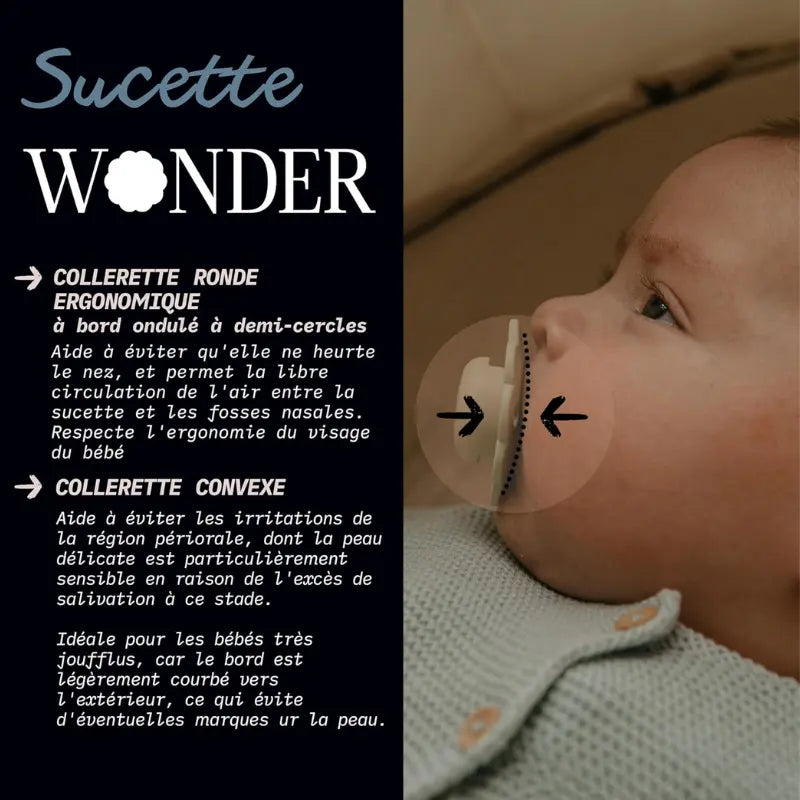 Sucette Wonder 6/18mois SUAVINEX Raw Umber - Image 6