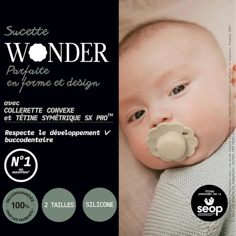Sucette Wonder 6/18mois SUAVINEX Raw Umber - Image 7