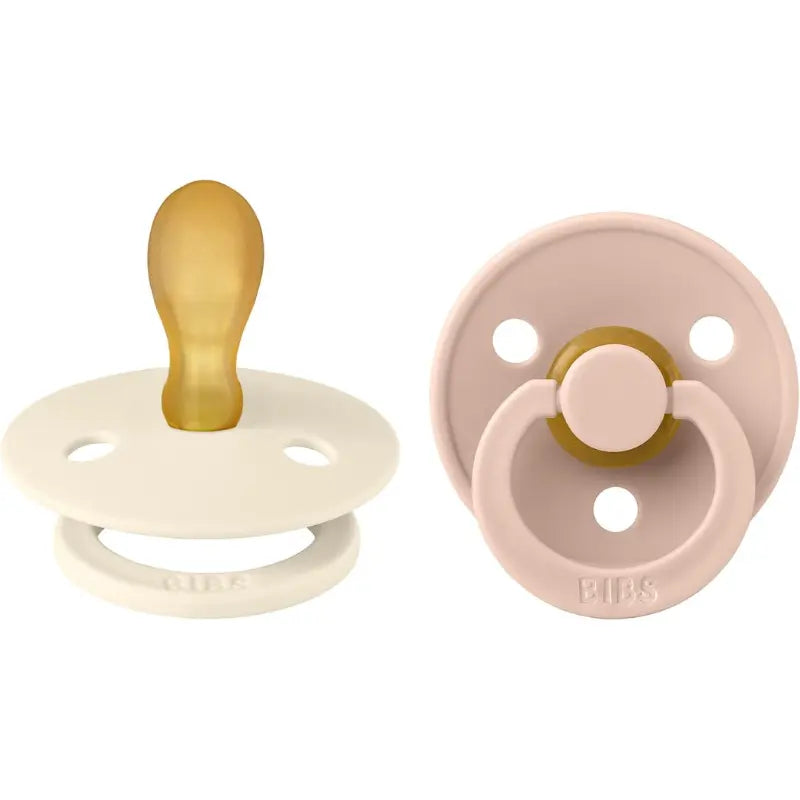 Sucettes BIBS Colour Symétriques – Sans BPA, Tétine Symétrique en Latex Naturel – Ivoire/Sauge - Image 2