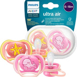 Sucettes Ultra Air - New Berry Girl 6-18 m - 2pcs - Image 1