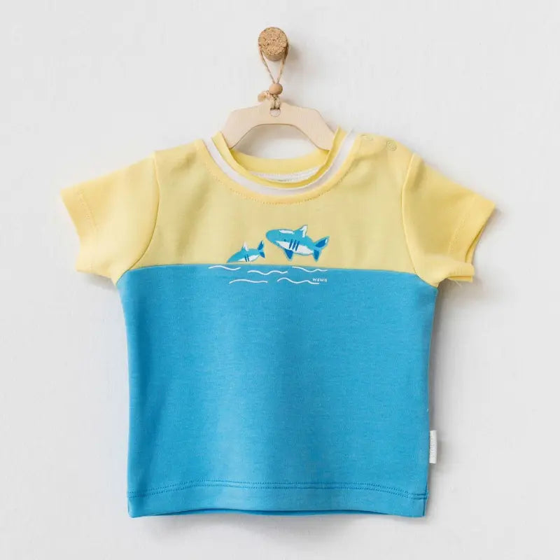 T-shirt bébé Andywawa Play Time AC21869 Jaune - Image 1