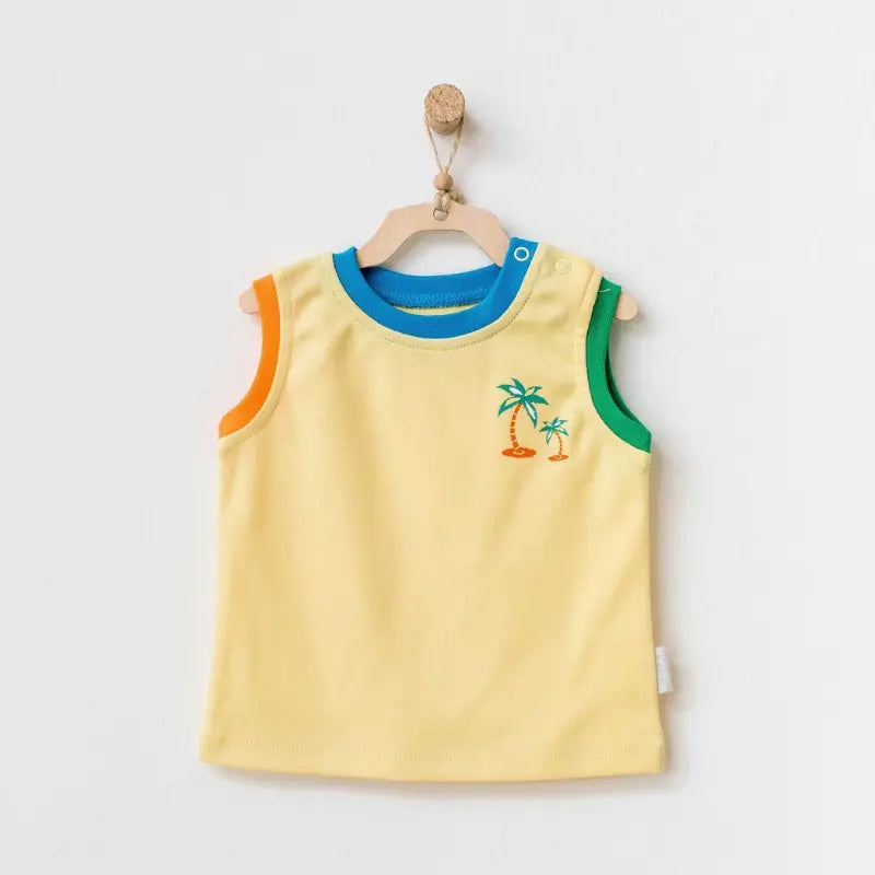 T-shirt bébé Andywawa Play Time AC21872 Jaune - Image 1