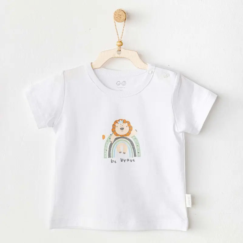 T-shirt bébé garçon Blanc ac25977 Andywawa - Image 1
