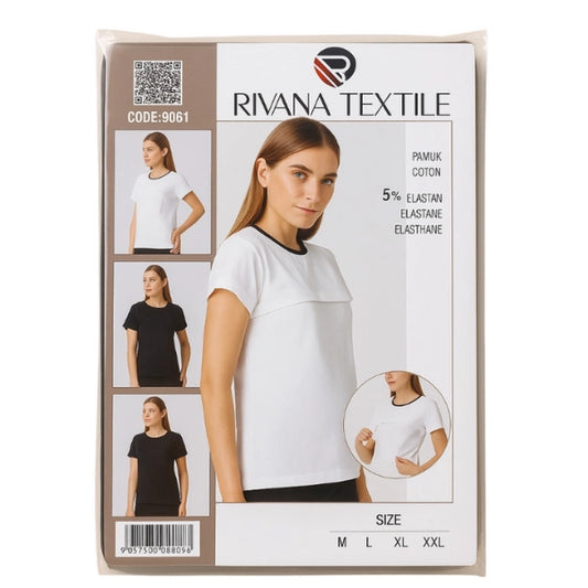 T-shirt d’allaitemen 8061 – RIVANA UNDERWEAR - Image 1