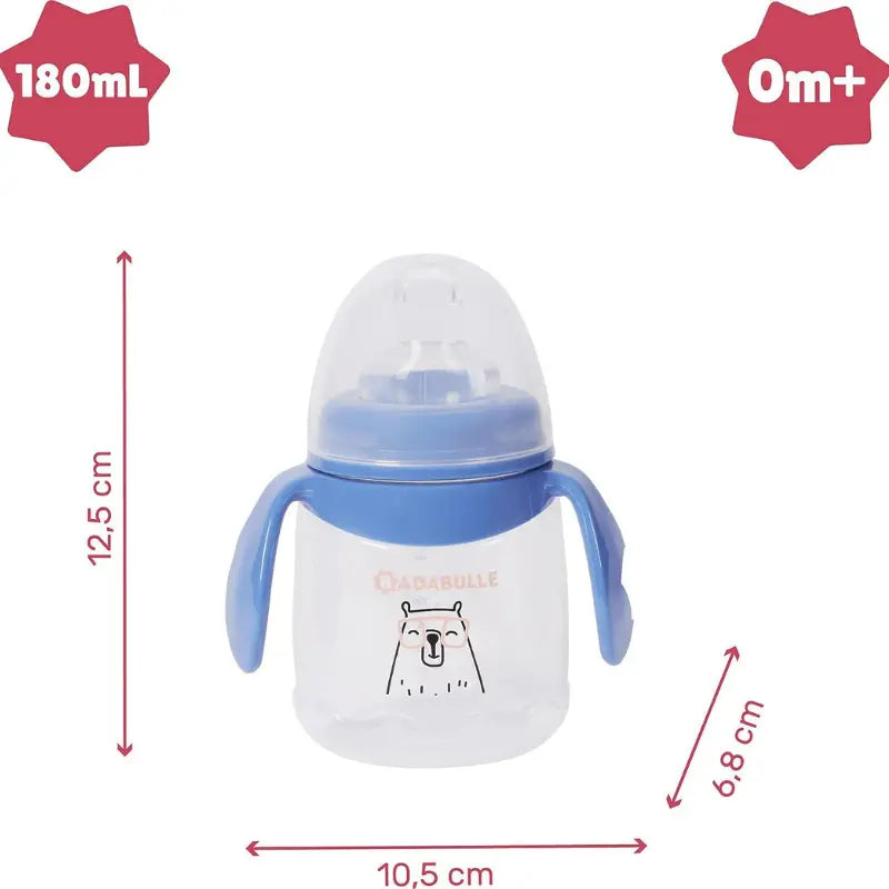 Tasse Anti-Fuite Bec En Silicone Souple Badabulle - 180ml - Image 3