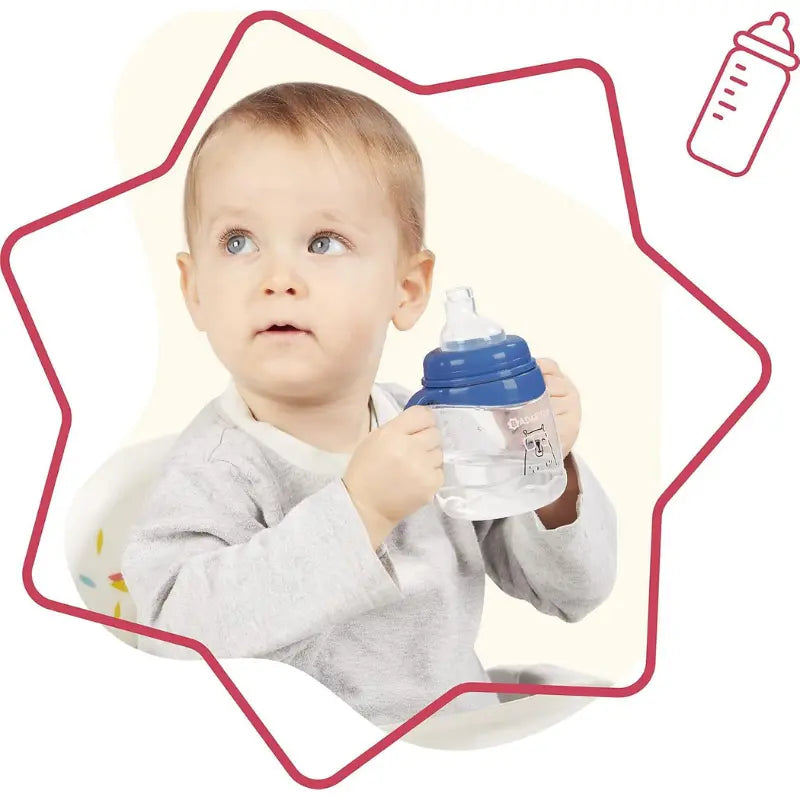 Tasse Anti-Fuite Bec En Silicone Souple Badabulle - 180ml - Image 6
