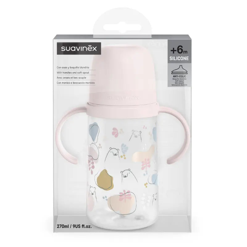 Tasse d’Apprentissage 270 mL Rose Suavinex - Image 2