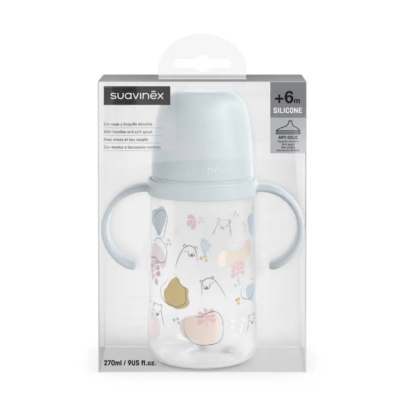 Tasse d’Apprentissage 270 mL Suavinex My Family - Bleu - Image 3