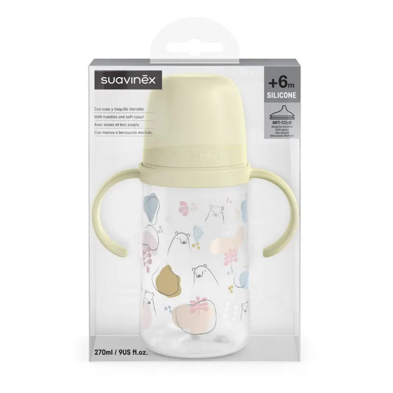 Tasse d’Apprentissage 270 mL Suavinex My Family - Jaune - Image 3