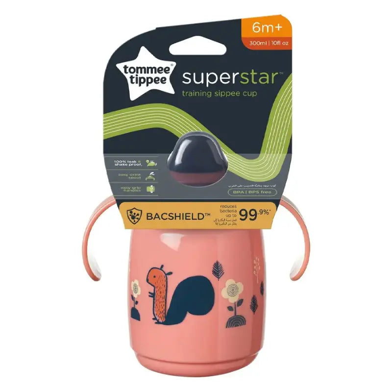 Tasse d'apprentissage anti-fuite Tommee Tippee 300 ml 6 mois et plus - Rose - Image 4