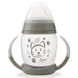 Tasse d’apprentissage Step 1 gris – Kiokids +6 MOIS - Image 1