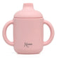 Tasse en silicone Rose avec poignées +4 MOIS - Image 1