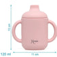 Tasse en silicone Rose avec poignées +4 MOIS - Image 4