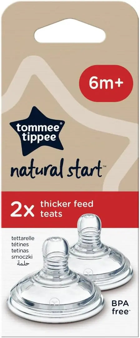 Tétines Tommee Tippee Natural Start pour biberon 6m+ - Image 1