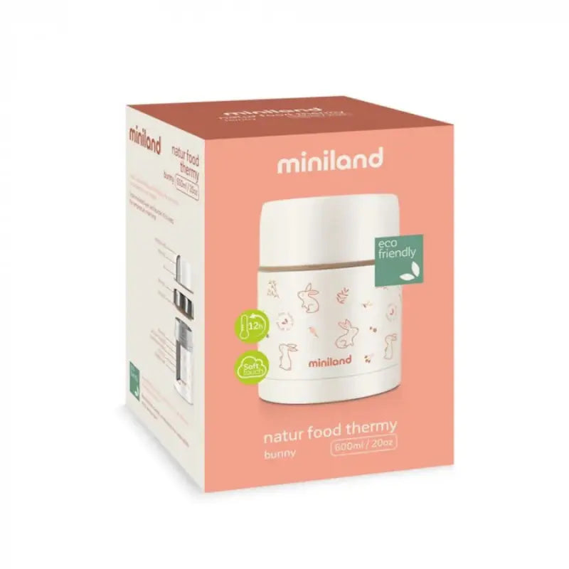 Thermos Miniland Pour Aliments Solides Bunny 600ml - Image 2