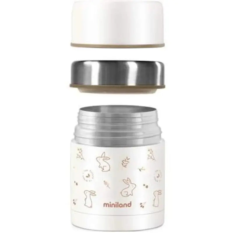 Thermos Miniland Pour Aliments Solides Bunny 600ml - Image 3
