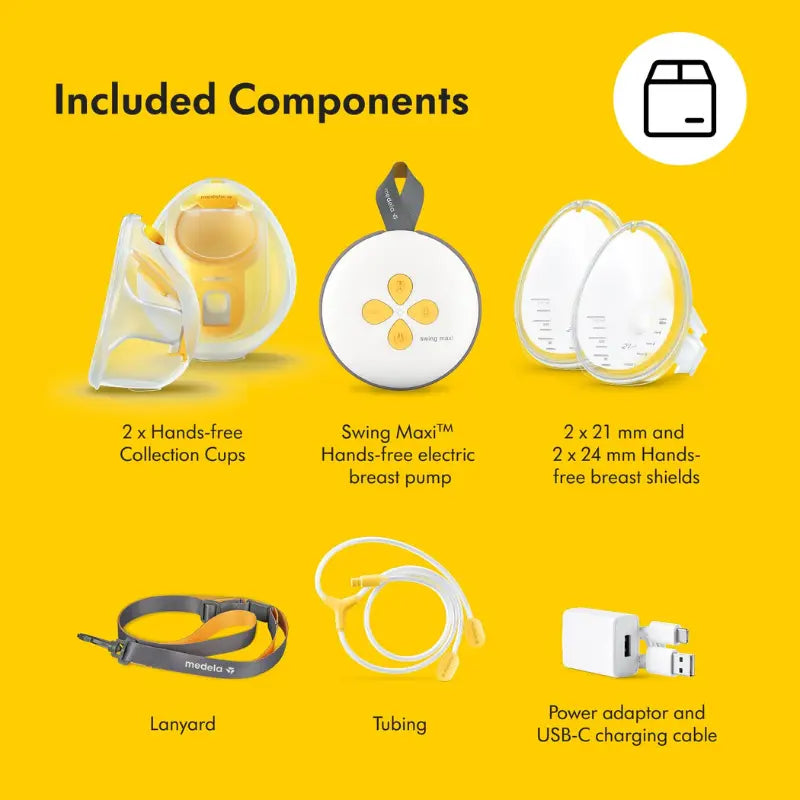 Tire-lait électrique double mains libres Medela Swing Maxi - Image 5