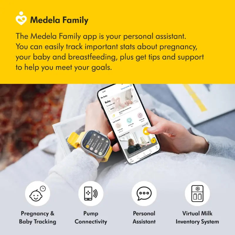 Tire-lait électrique double mains libres Medela Swing Maxi - Image 9