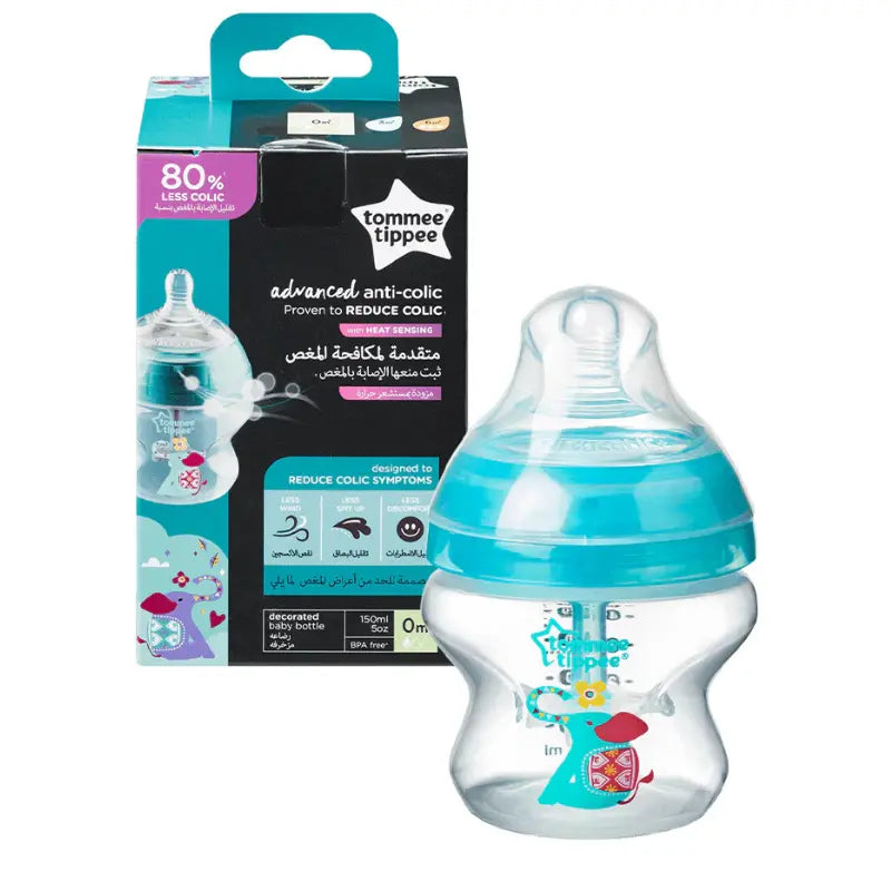 Tommee Tippee Biberon anti-colique avancé avec tétine à débit lent - 150ml - Image 1