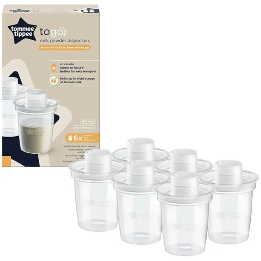 Tommee Tippee Lot de 6 Distributeurs de Lait en Poudre - Image 1