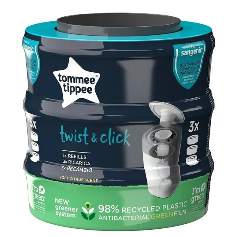 Tommee Tippee Pack of 3 Twist -  Click Refills - Image 1