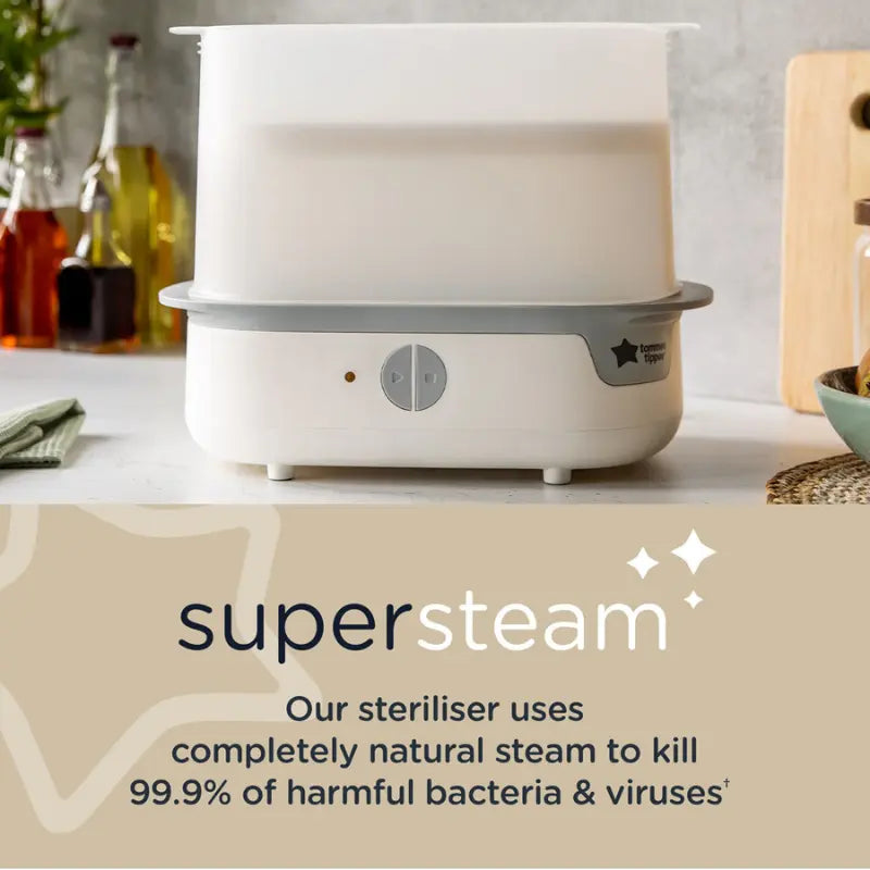 Tommee Tippee Stérilisateur Électrique à Vapeur Blanc - Image 2