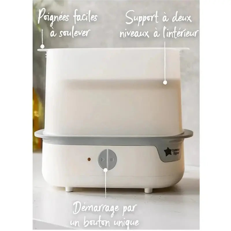 Tommee Tippee Stérilisateur Électrique à Vapeur Blanc - Image 4