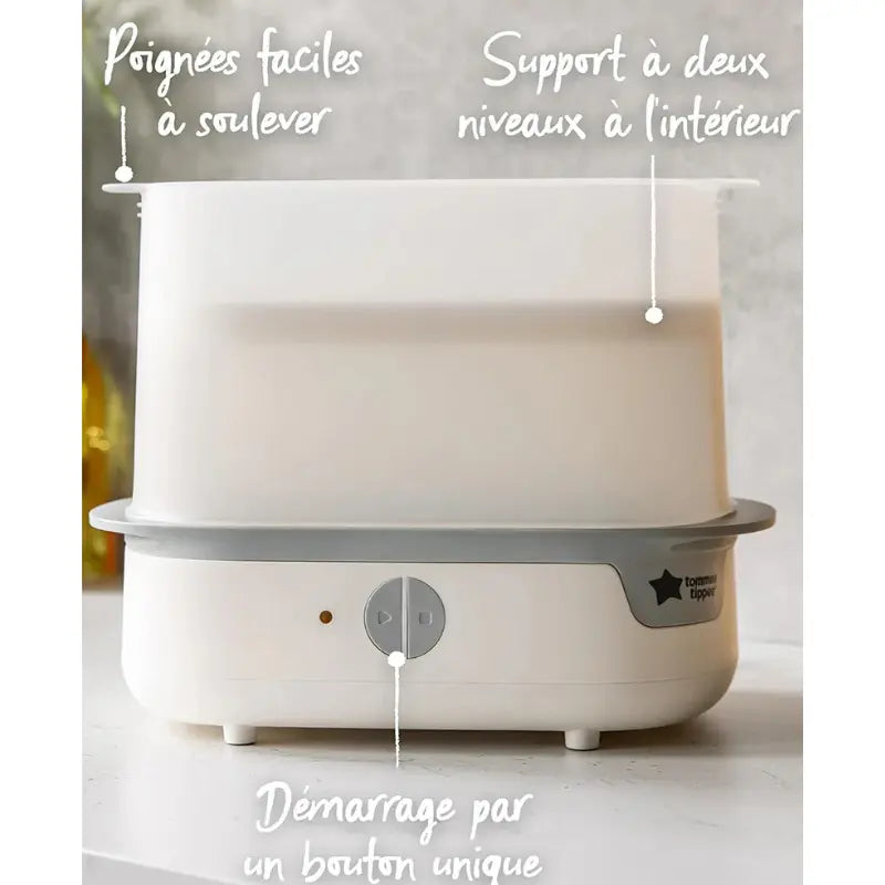 Tommee Tippee Stérilisateur Électrique à Vapeur Super Steam - Noir - Image 2