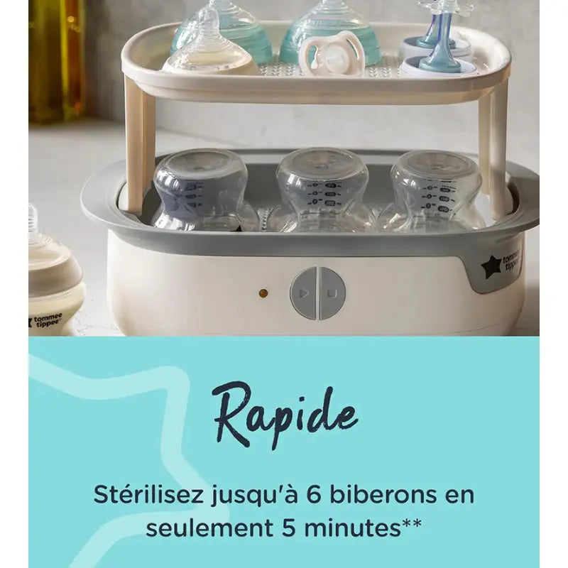 Tommee Tippee Stérilisateur Électrique à Vapeur Super Steam - Noir - Image 5